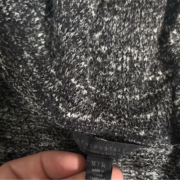 Aeropostale Black Marled Open-Front Women's Cardigan medium - Picture 6 of 6